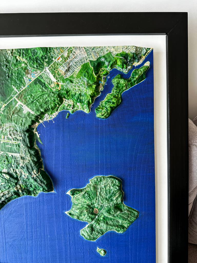 Maqueta geografía Puerto Montt-Isla Maillen 4