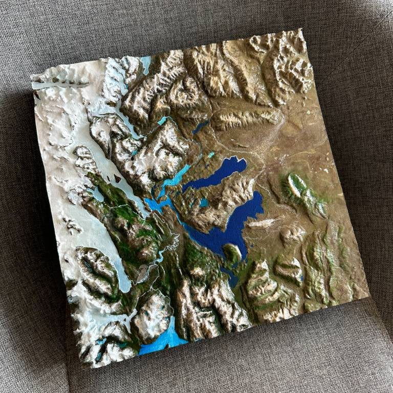 Maqueta geografía Torres del Paine 1