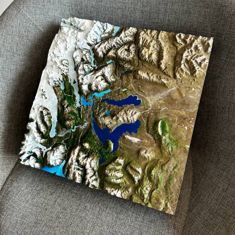 Maqueta geografía Torres del Paine 2