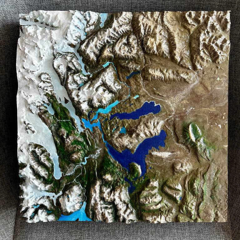 Maqueta geografía Torres del Paine 3