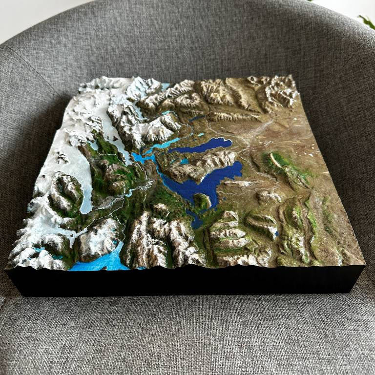 Maqueta geografía Torres del Paine 4