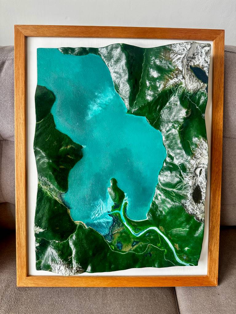 Maqueta geografía Lago Yelcho 2