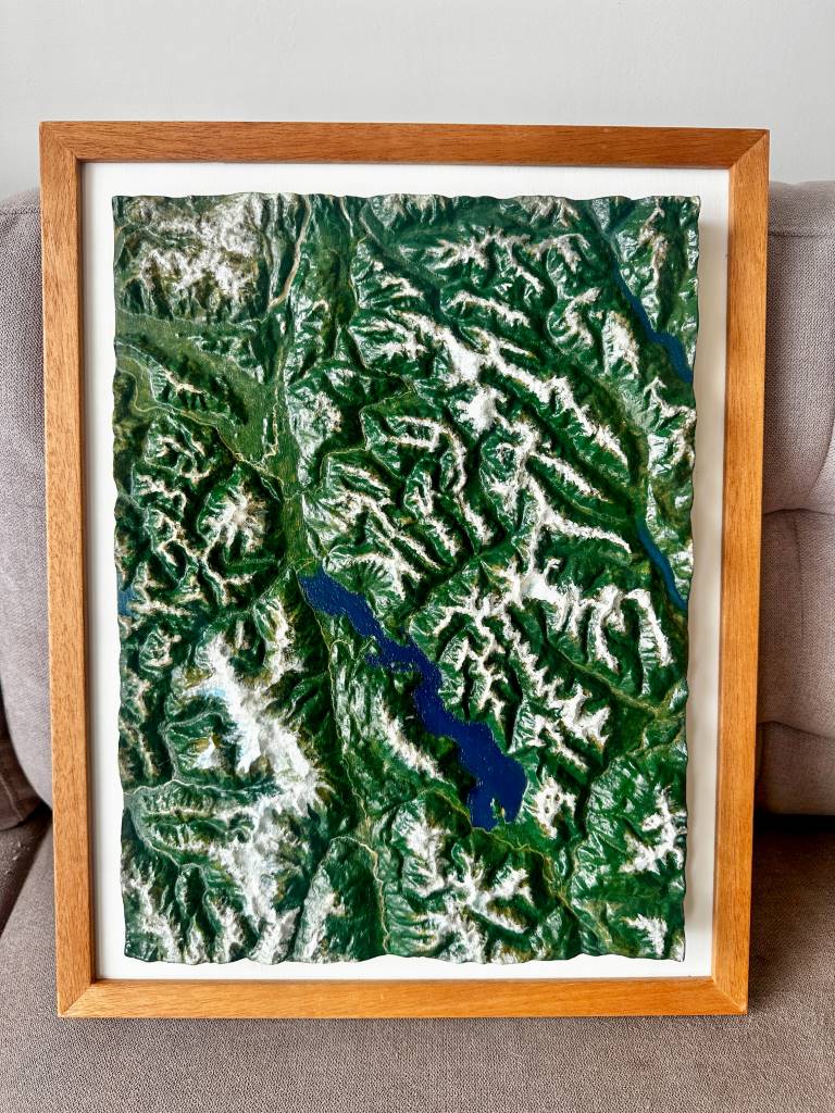 Maqueta geografía Lago Yelcho 3