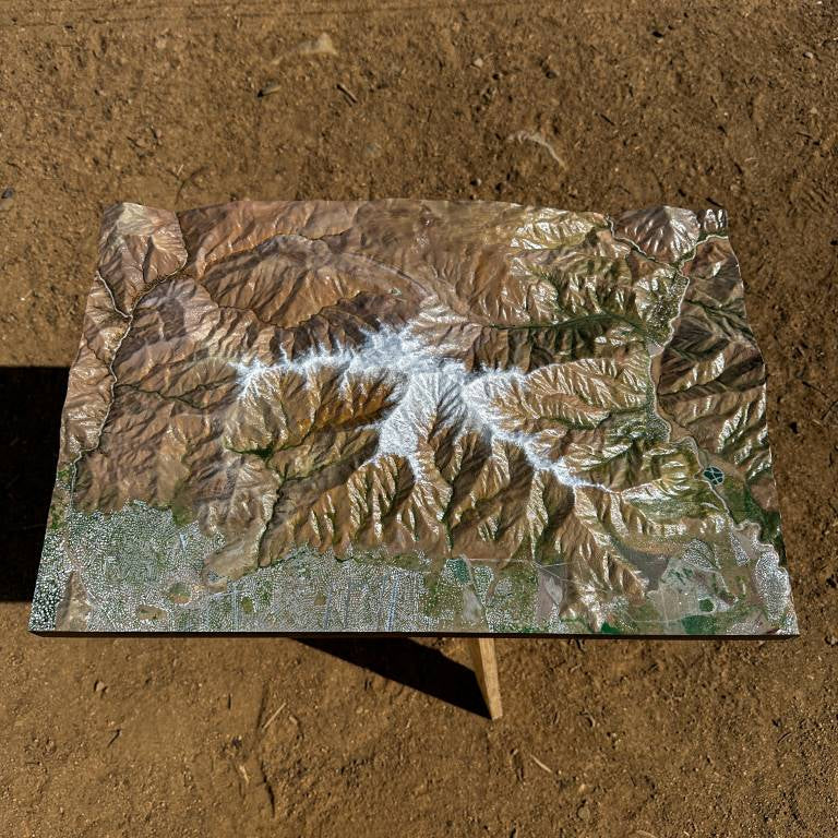 Maqueta geografía Sierra de Ramon 1