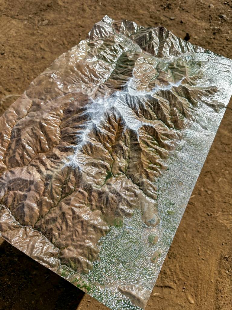Maqueta geografía Sierra de Ramon 2