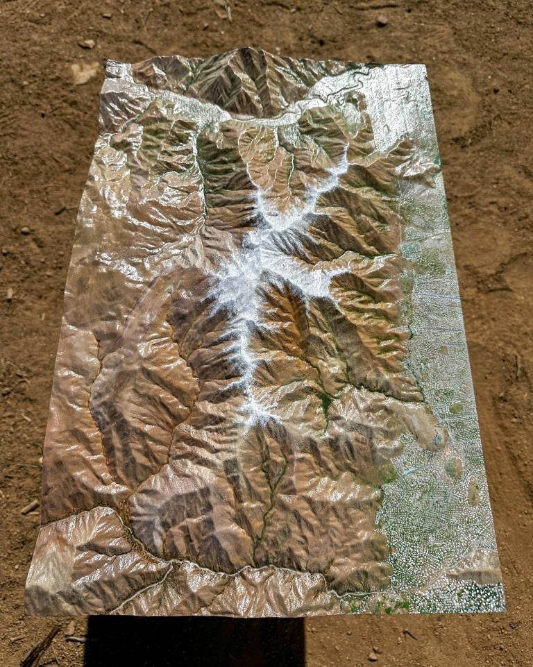 Maqueta geografía Sierra de Ramon 3