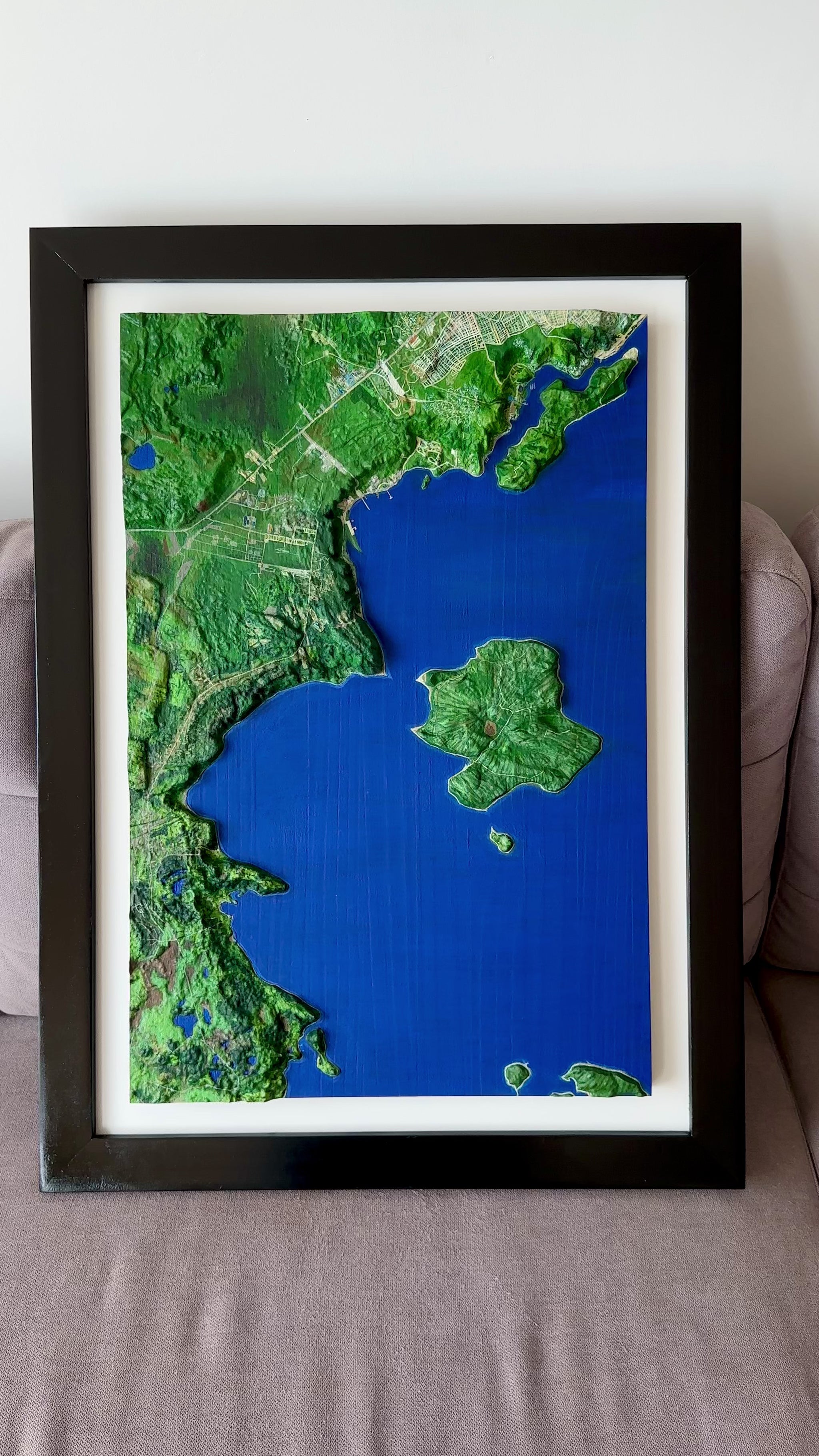 Maqueta geografía Puerto Montt-Isla Maillen 5