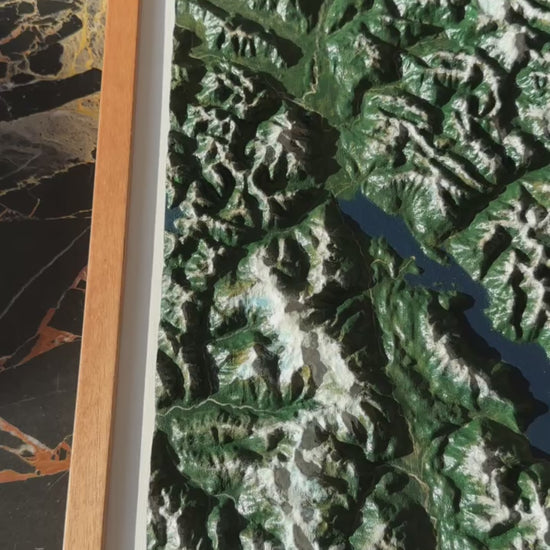 Maqueta geografía Lago Yelcho 4