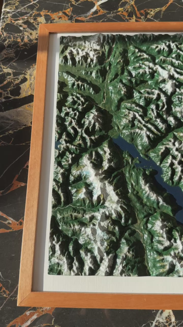 Maqueta geografía Lago Yelcho 4