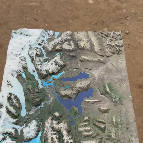 Maqueta geografía Torres del Paine 5