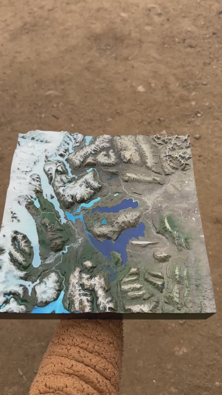 Maqueta geografía Torres del Paine 5